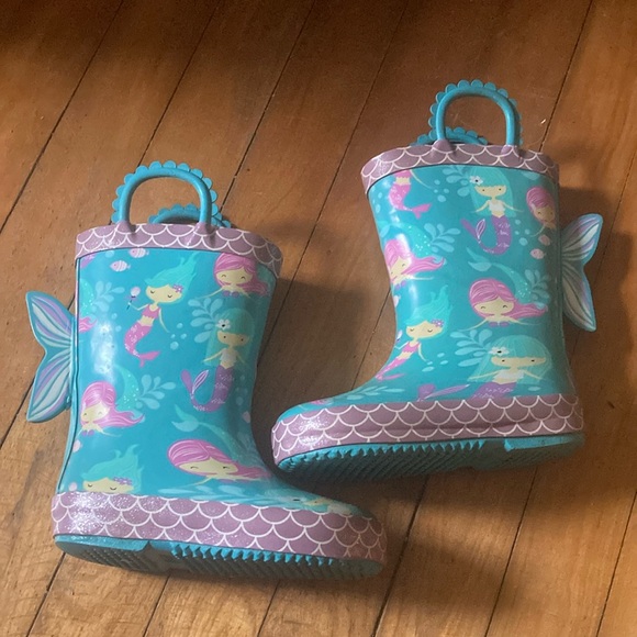 member's mark Other - Girl's waterproof easy-on rain boots